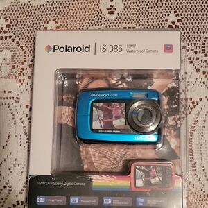 Polaroid IS085 Blue Waterproof Camera